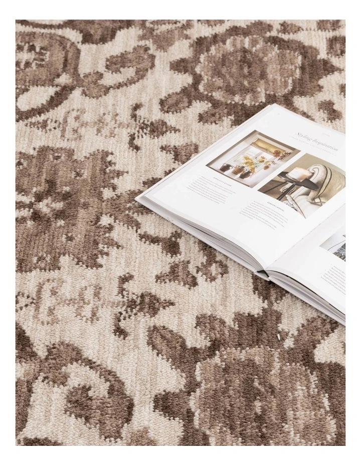 Horizon Ivory Brown Traditional Rug H107 image 5