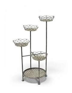 Willow & Silk Tiered Plant Stand