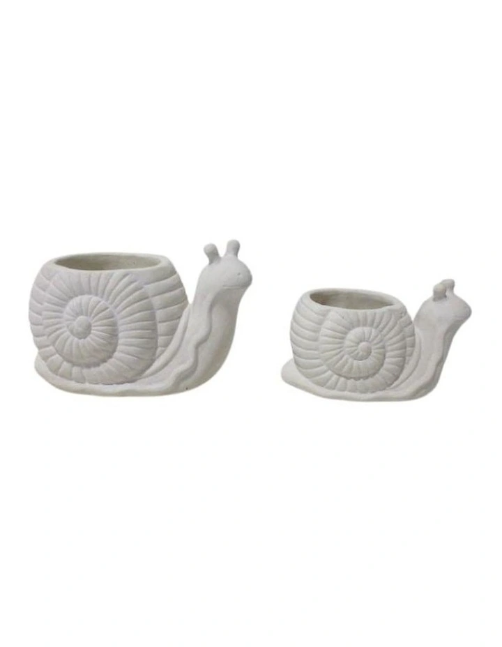 Willow & Silk Shelldon the Snail Planter image 2