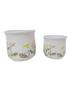 Willow & Silk Posy Patch Pot