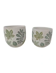 Willow & Silk Leaf it to Me Pot