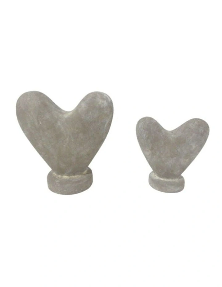 Willow & Silk Stone Cold Heart Ornament image 1