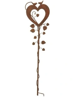 Willow & Silk Vine Heart Stake