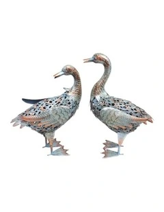Willow & Silk S/2 Country Duck Pair