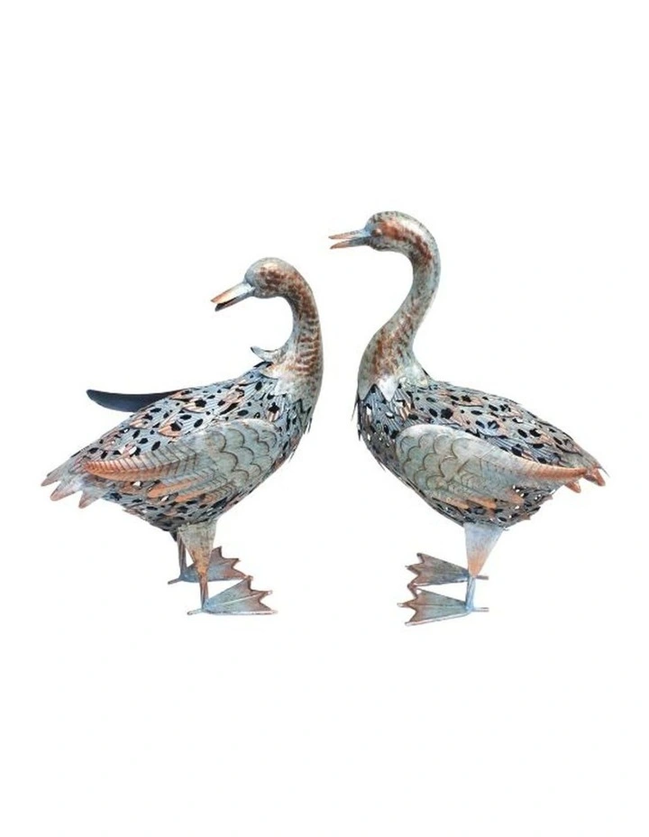 Willow & Silk S/2 Country Duck Pair image 2