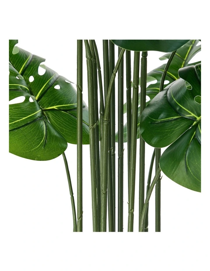 Livsip 2 Pack Artificial Tree 150cm Faux Monstera Deliciosa Plant image 2