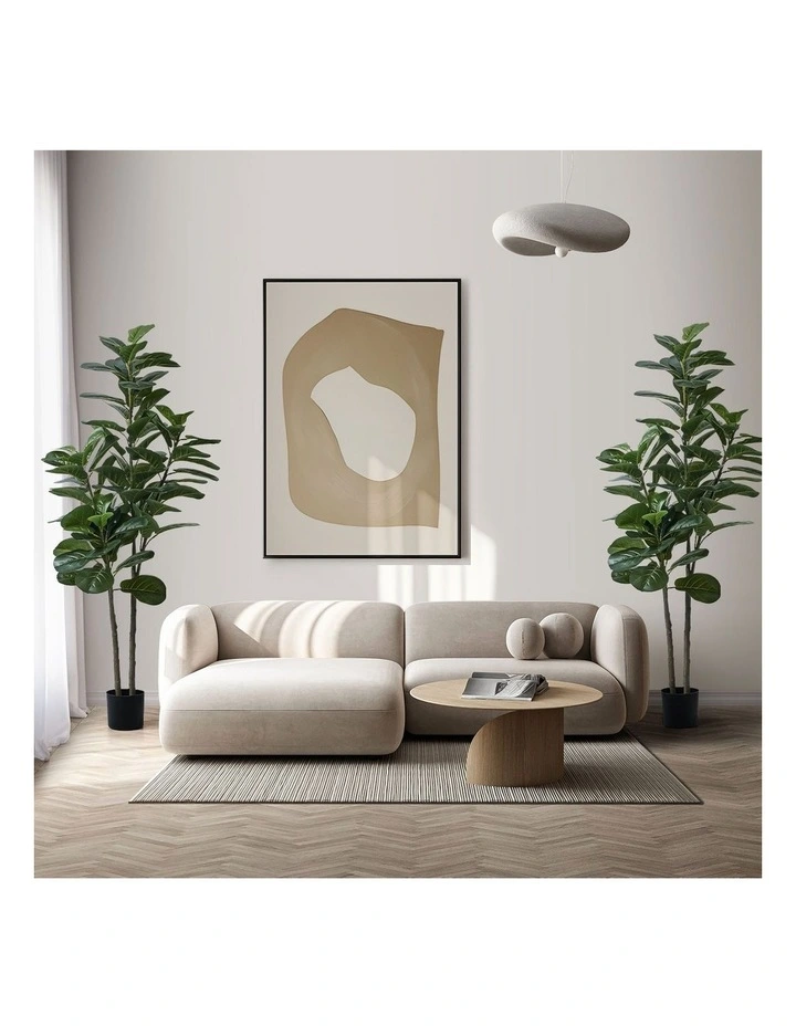 Livsip 2x Artificial Fiddle Leaf Fig Tree Lifelike Faux Plants 150cm image 5