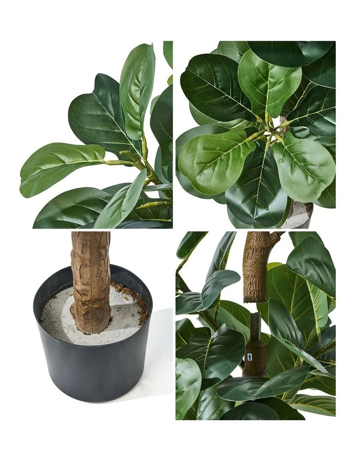 Livsip 2x Artificial Fiddle Leaf Fig Tree Lifelike Faux Plants 180cm image 6