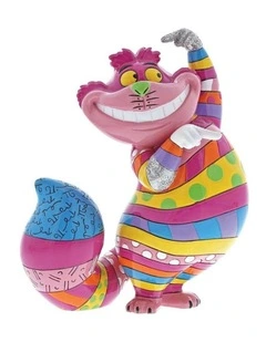 Disney by Britto - Cheshire Cat Medium Figurine - Stone Resin - D?cor