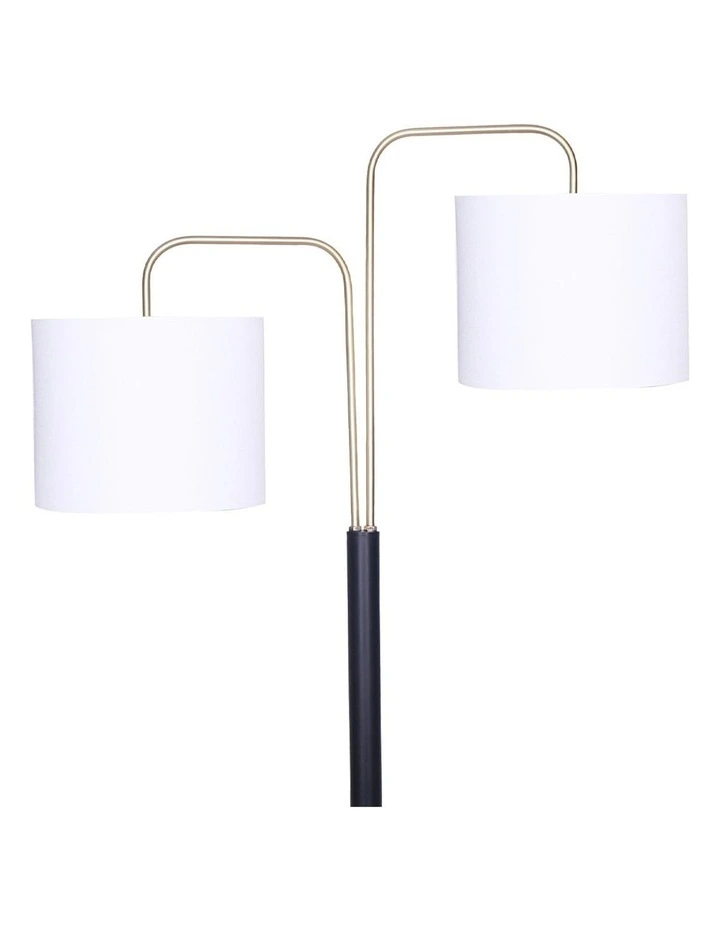 Sarantino Black Metal Task Floor Lamp image 2