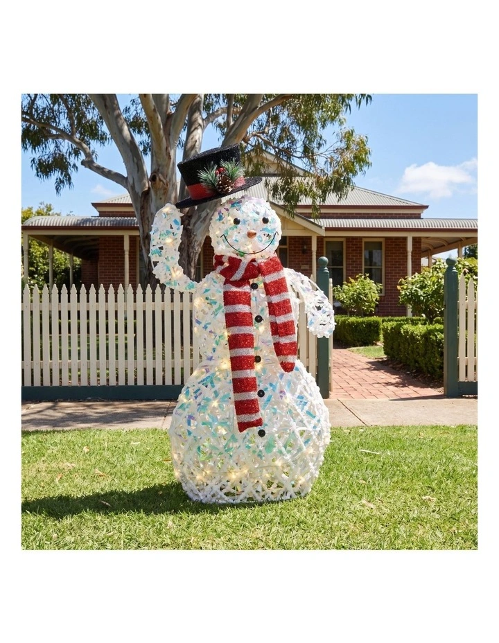 Christabelle 92cm Snowman Christmas Light Up Display Animated LED Outdoor Indoor Yard Lawn Statue image 5