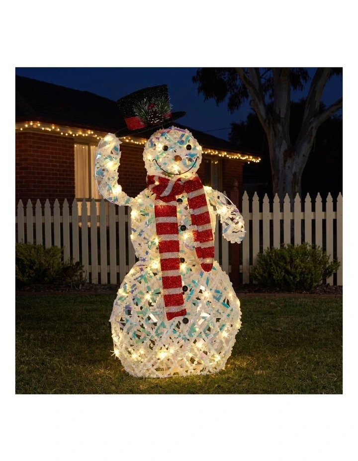 Christabelle 92cm Snowman Christmas Light Up Display Animated LED Outdoor Indoor Yard Lawn Statue image 6