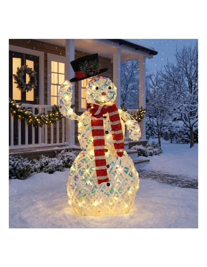 Christabelle 92cm Snowman Christmas Light Up Display Animated LED Outdoor Indoor Yard Lawn Statue image 7