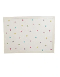 All 4 Kids Pretty Dot Rug - Small