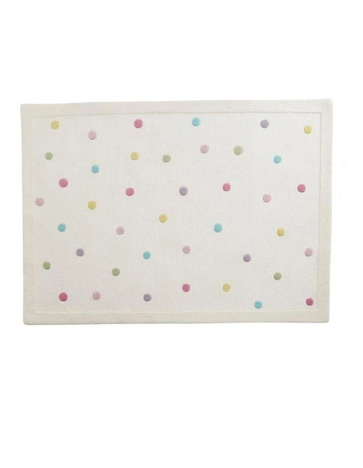 All 4 Kids Pretty Dot Rug - Small image 1