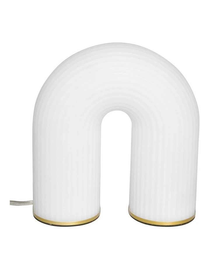 Arch Table Lamp | White image 1