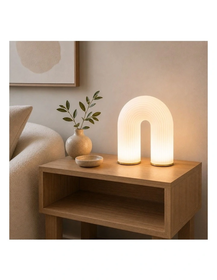 Arch Table Lamp | White image 3