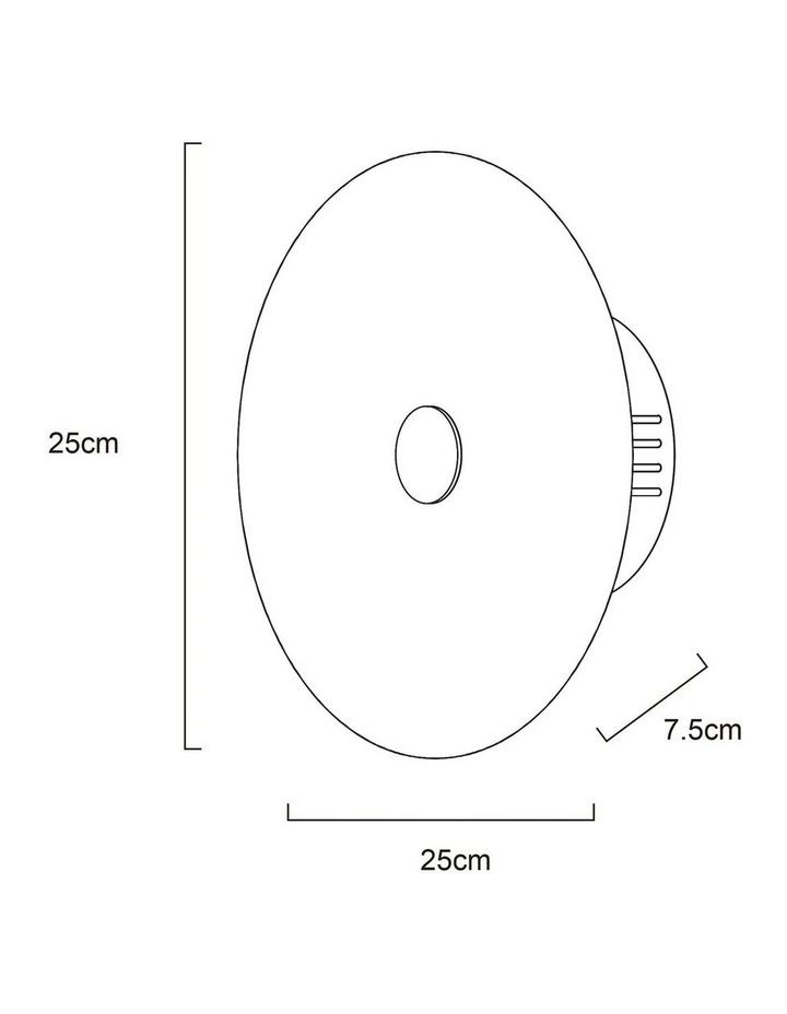 Zelda LED Dimmable Wall Sconce - Brass image 7