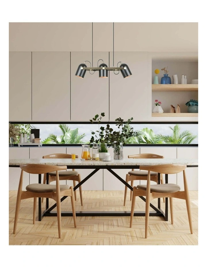 Tazza Interior Ellipse Shade with Antique Brass Hardware Pendant Light image 3