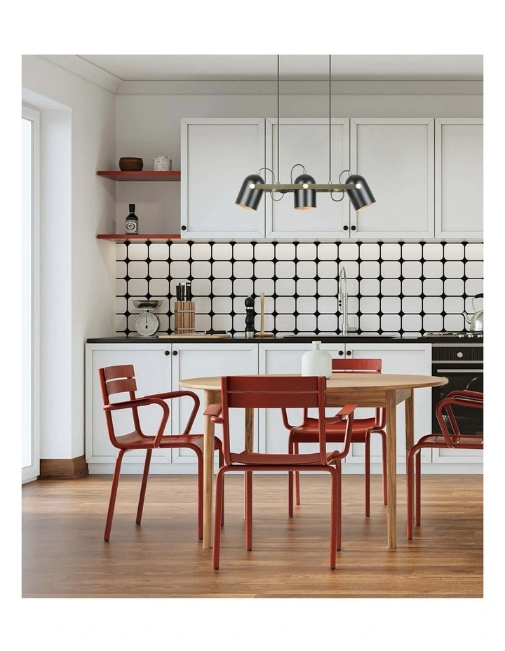 Tazza Interior Ellipse Shade with Antique Brass Hardware Pendant Light image 4