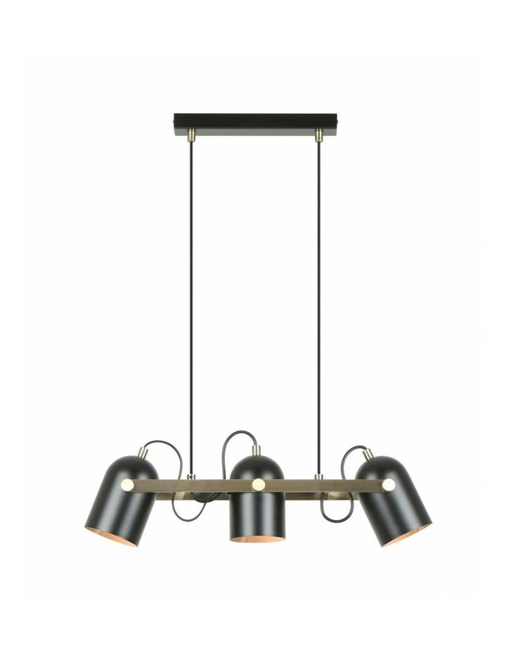 Tazza Interior Ellipse Shade with Antique Brass Hardware Pendant Light image 5
