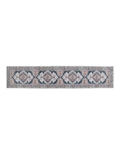 Artiss 60x300cm Washable Runner Rug Ultra-Thin Pet Friendly Bohemian Medallion Floor Carpet