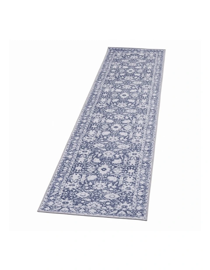 Artiss 60x300cm Runner Rug Hallway Dense Dot Non-Slip Robot Vacuum Friendly Vintage Carpet image 1