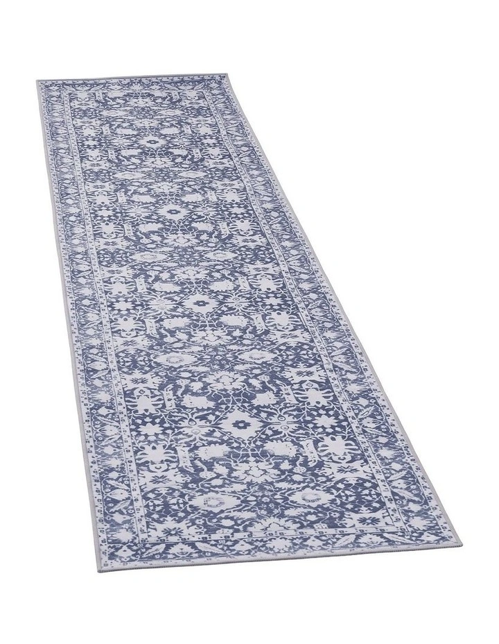 Artiss 60x300cm Runner Rug Hallway Dense Dot Non-Slip Robot Vacuum Friendly Vintage Carpet image 4
