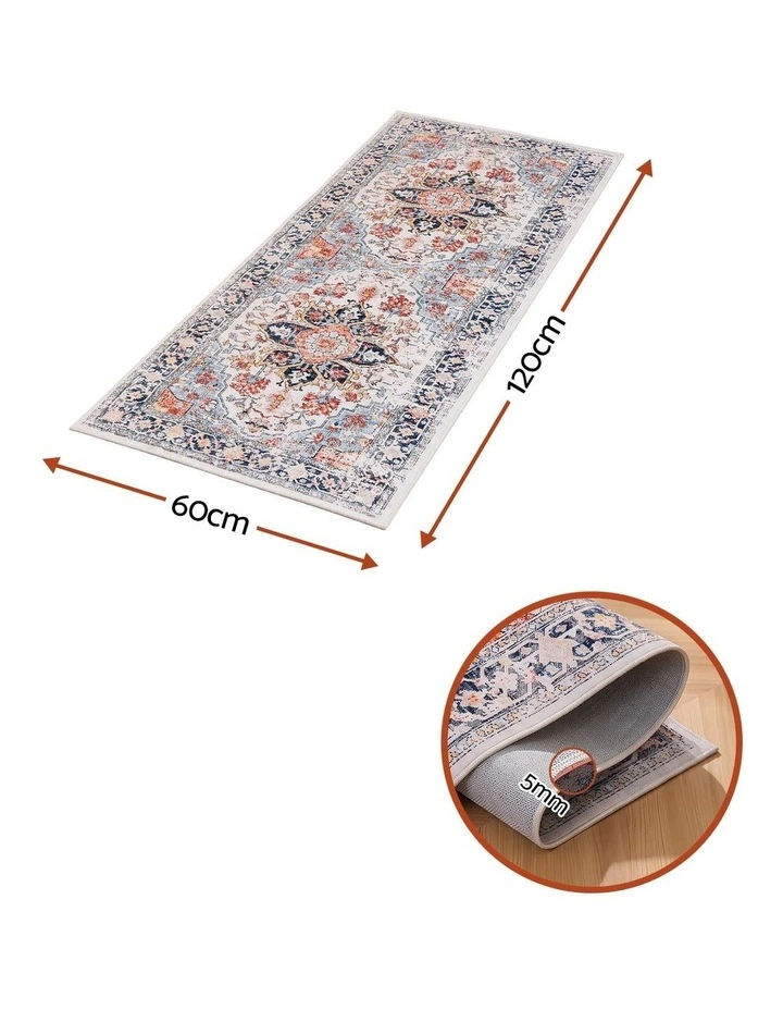 Artiss 60x120cm Runner Rug Living Room Foldable Water-Repellent Non-Shedding Carpet Floor image 3