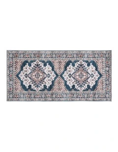 60x120cm Washable Runner Rug Ultra-Thin Pet Friendly Bohemian Medallion Floor Carpet
