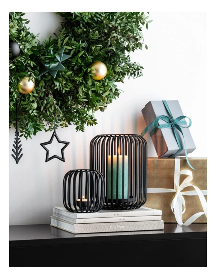 Christmas Chic Hurricane Lamp, 22.5cm image 2