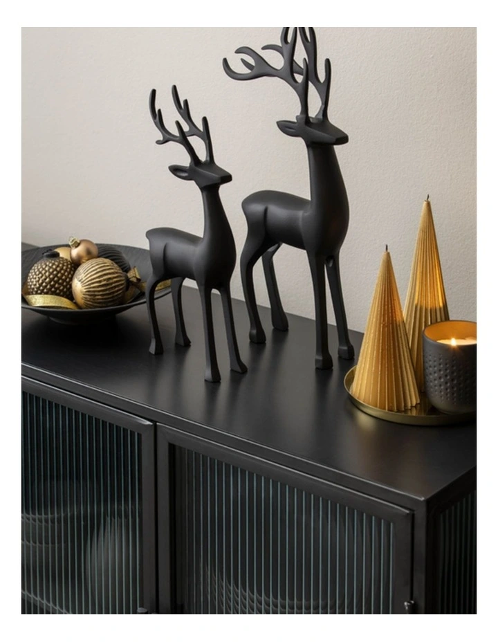 Christmas Chic Deer Black, 44cm image 2