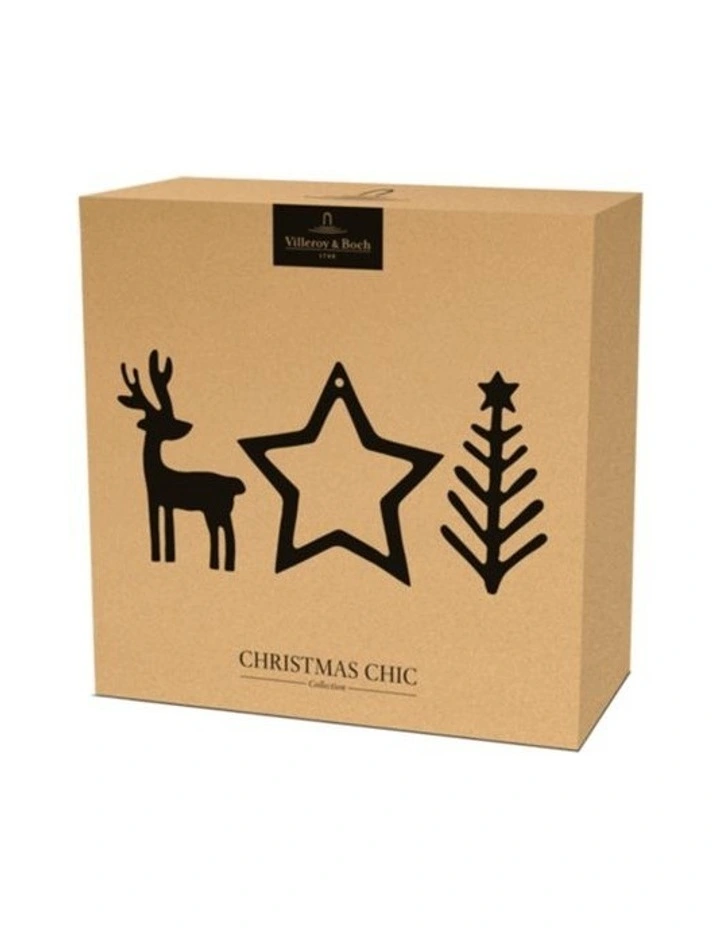 Christmas Chic Decor Hanging Ornament, 3pcs image 3