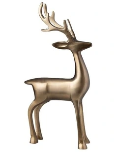 Christmas Chic Deer Gold 44cm