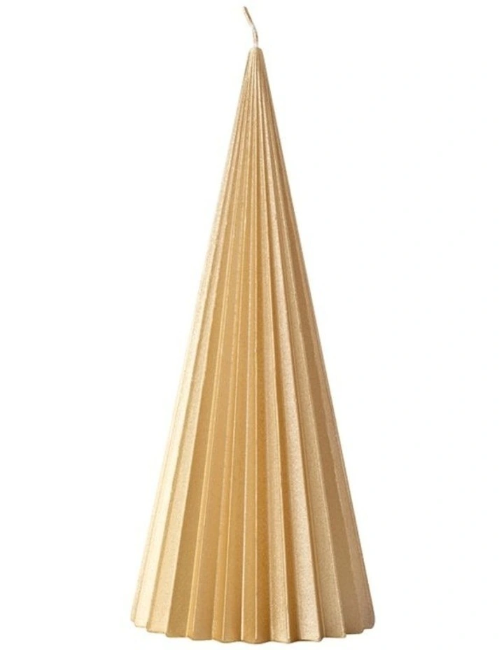 Christmas Chic Candle Tree Gold 24cm image 1