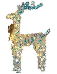 Christabelle 76cm Animated Standing Reindeer Christmas Light Up Display LED Outdoor Indoor Xmas