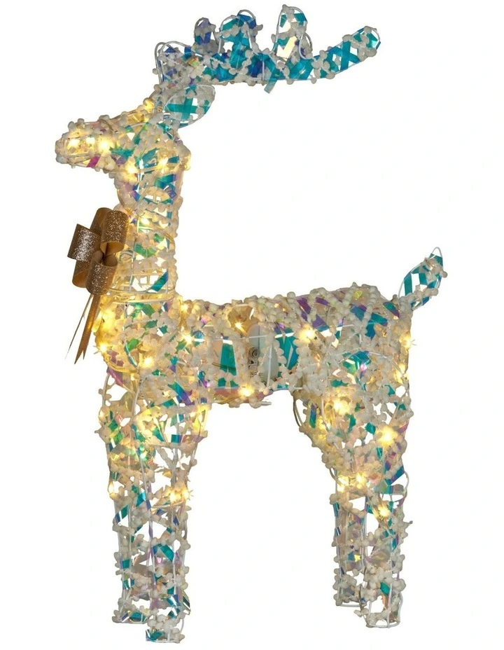Christabelle 76cm Animated Standing Reindeer Christmas Light Up Display LED Outdoor Indoor Xmas image 1