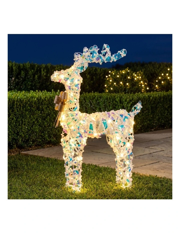 Christabelle 76cm Animated Standing Reindeer Christmas Light Up Display LED Outdoor Indoor Xmas image 7