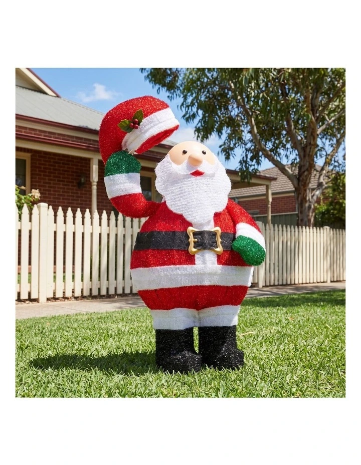 Christabelle 56cm Santa Christmas Light Up Display Animated LED Outdoor Indoor Xmas Decor image 6