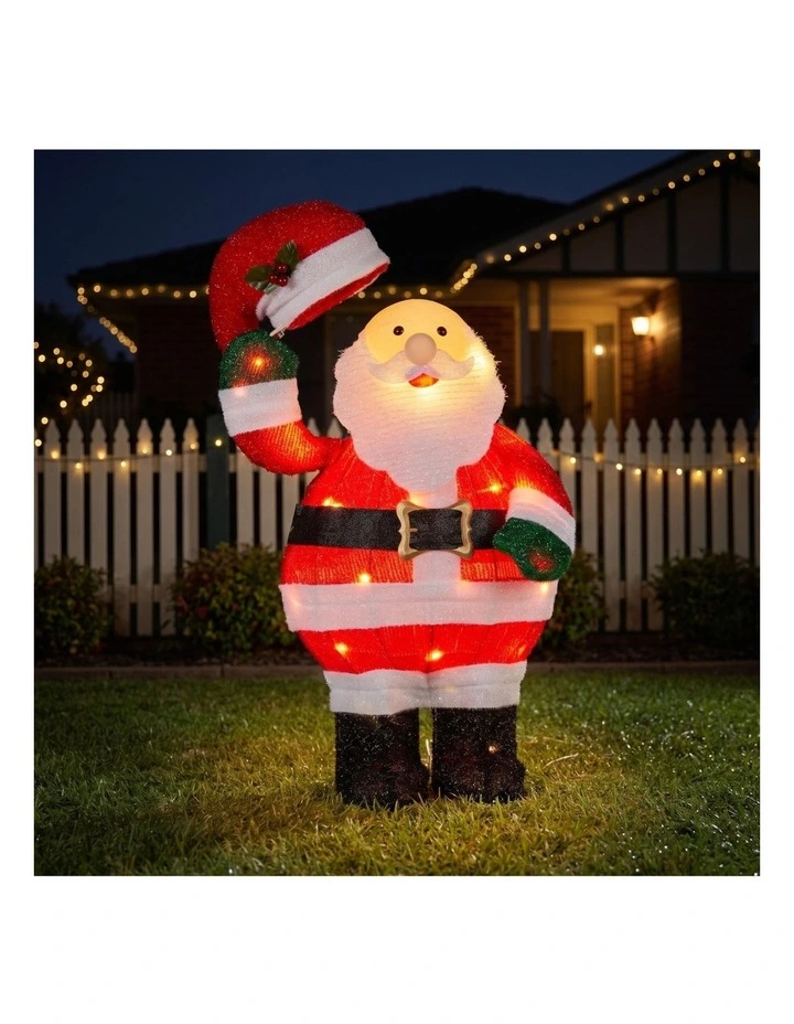 Christabelle 56cm Santa Christmas Light Up Display Animated LED Outdoor Indoor Xmas Decor image 7