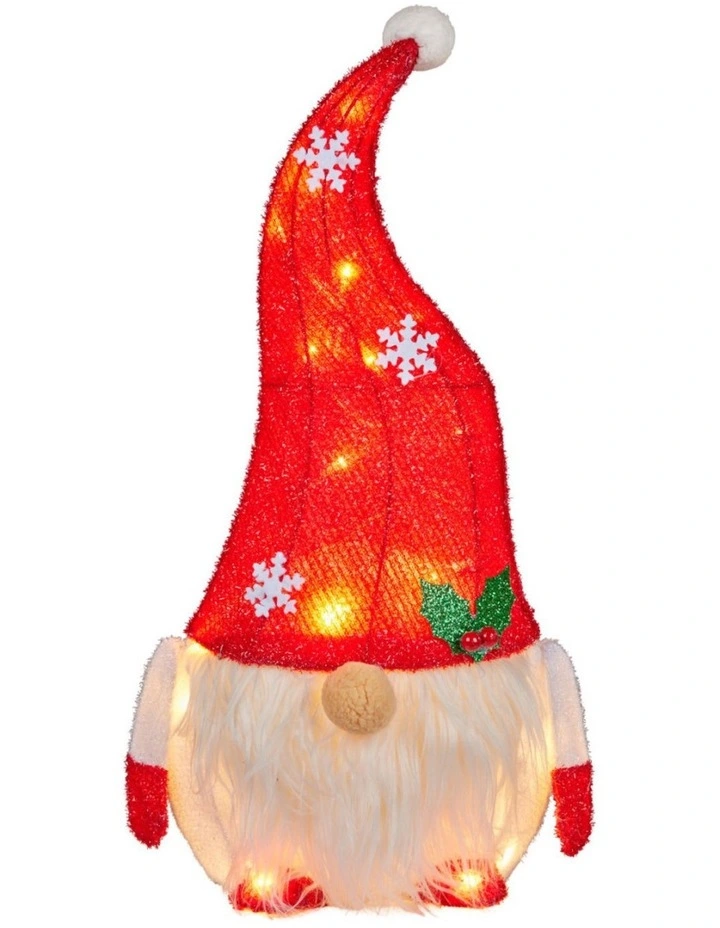 Christabelle Christmas Gnome Display with Lights - 51cm image 2