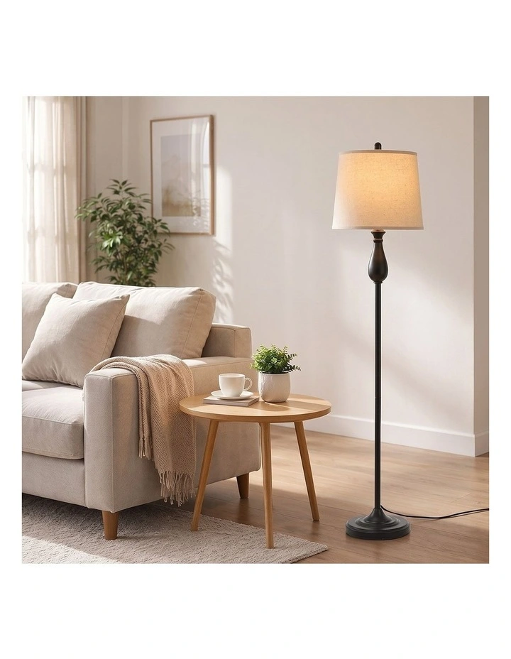 Oikiture Metal Floor lamps Freestanding Reading Lamp Vintage Decorative image 7