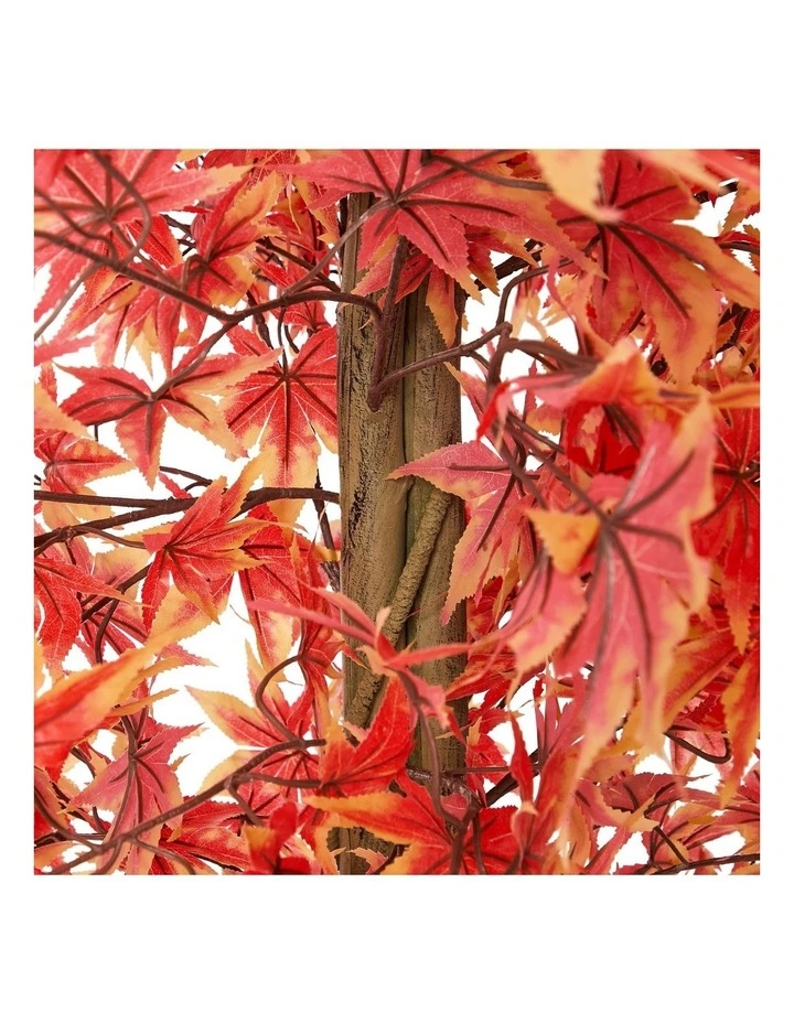 Livsip 180cm Artificial Red Maple Tree Realistic Potted Faux Plant image 2
