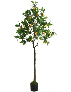 Livsip 150cm Artificial Lemon Tree Realistic Potted Faux Plant