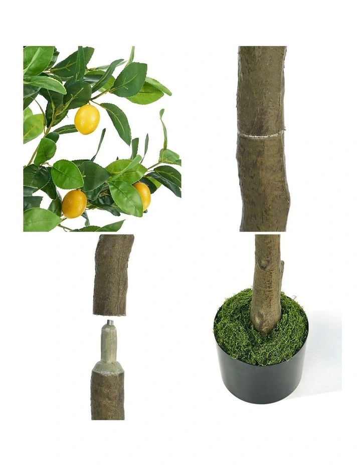 Livsip 150cm Artificial Lemon Tree Realistic Potted Faux Plant image 6