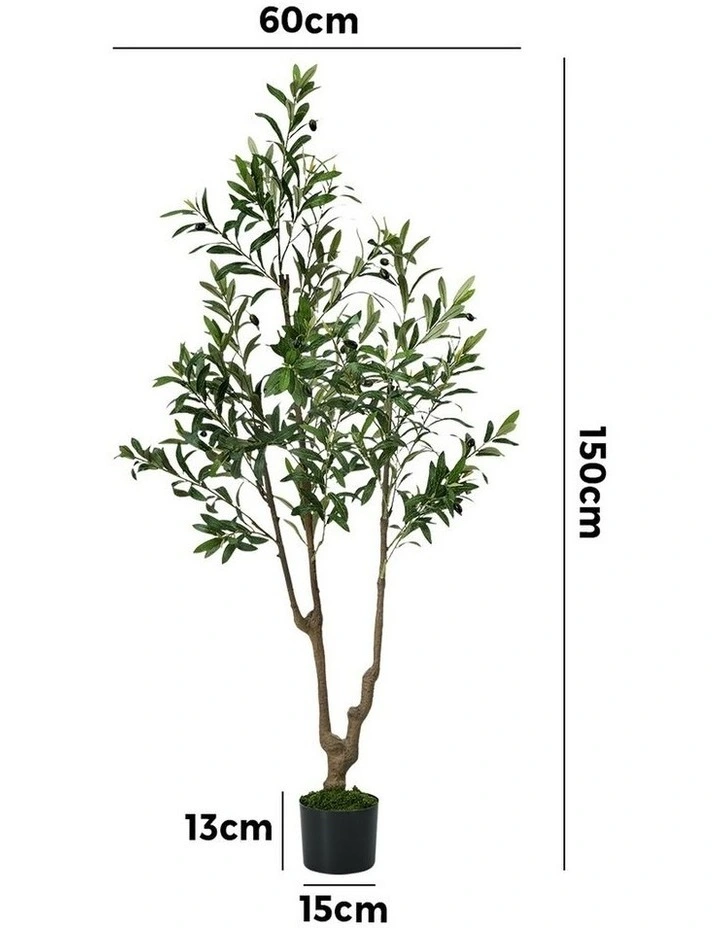 Livsip 150cm Artificial Olive Tree Realistic Potted Faux Plant image 3