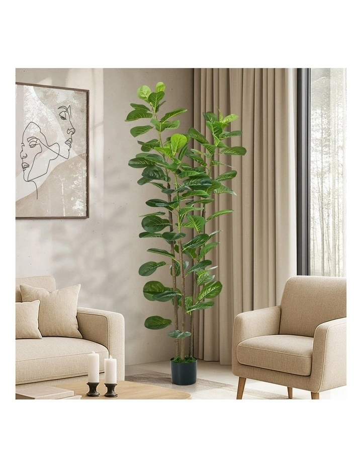 Livsip 180cm Artificial Fiddle Leaf Fig Tree Tall Potted Faux Plant image 4
