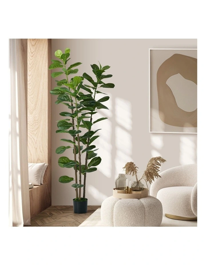 Livsip 180cm Artificial Fiddle Leaf Fig Tree Tall Potted Faux Plant image 5