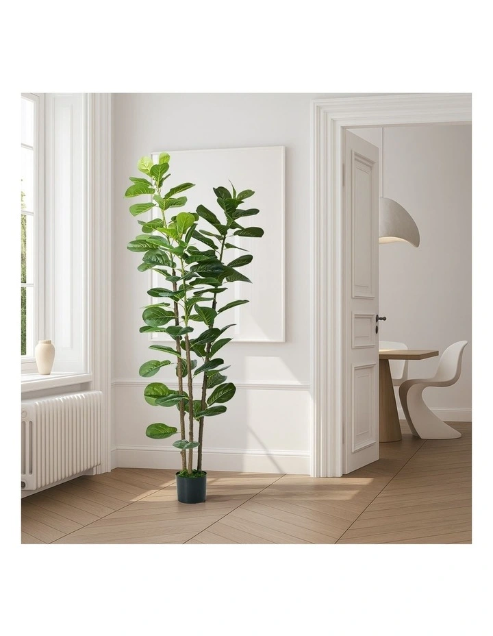 Livsip 180cm Artificial Fiddle Leaf Fig Tree Tall Potted Faux Plant image 7