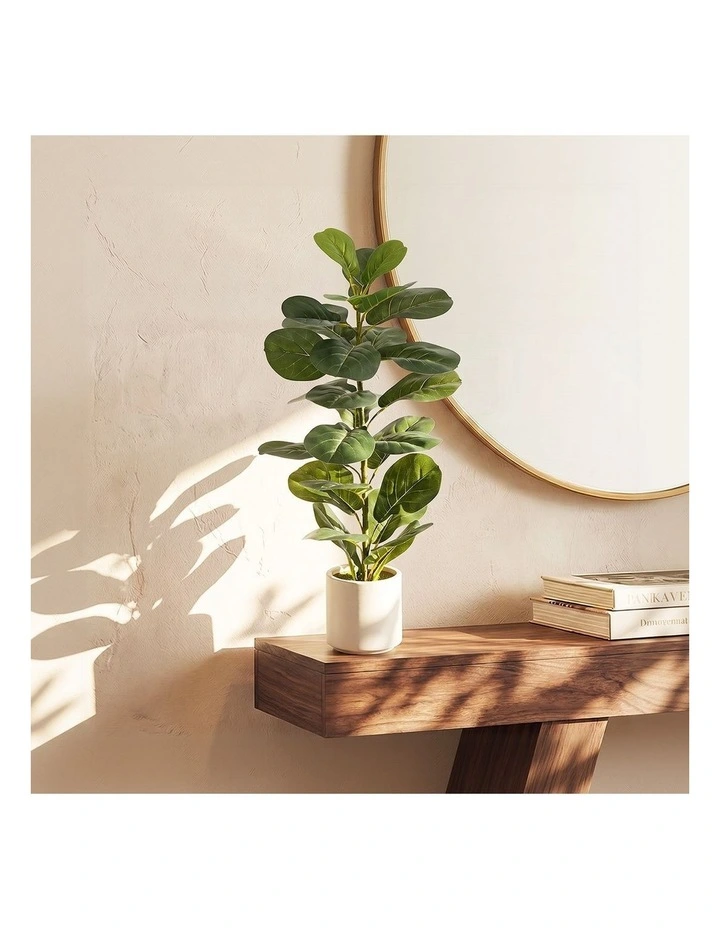Livsip 2 Pack 90cm Artificial Fiddle Leaf Fig Tree Potted Faux Plant image 6